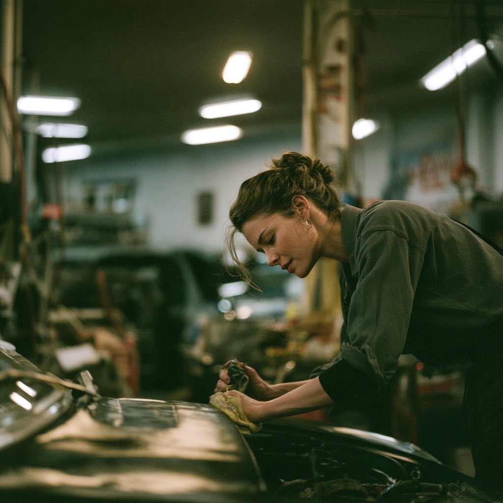 A cars & garage creator at work